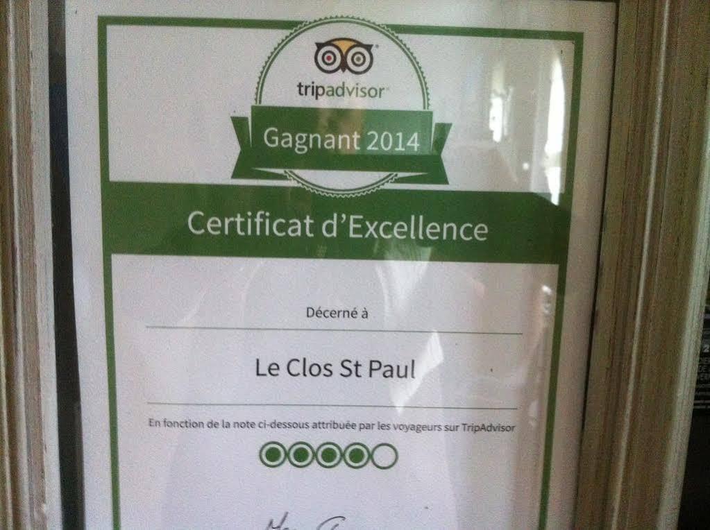 Le Clos Saint Paul Hotell Tourny Eksteriør bilde